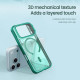 Juodas dėklas Apple iPhone 17 Pro / 18 Pro telefonui "Nillkin Iceblade Prop Magnetic Cover"