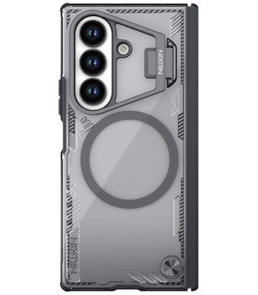 Juodas dėklas Samsung Galaxy Z Fold 7 telefonui "Nillkin Iceblade Prop Magnetic Cover"