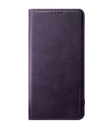 Violetinis atverčiamas dėklas Samsung Galaxy A32 4G telefonui "HDD Magnetic Wallet Case"