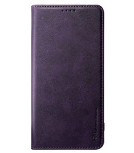 Violetinis atverčiamas dėklas Samsung Galaxy A53 5G telefonui "HDD Magnetic Wallet Case"