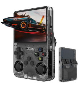 Juoda žaidimų konsolė "Reach R36S 64GB"