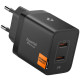 Juodas 47W 2xUSB-C pakrovėjas "Spigen EE472EU Essential 2-Port"