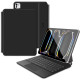 Juodas atverčiamas dėklas + Klaviatūra Apple iPad Pro 11" 5 / 6 2024-2025 planšetei "Tech-Protect Smartcase Magnetic"