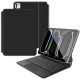 Juodas atverčiamas dėklas + Klaviatūra Apple iPad Pro 13” 7 / 8 2024-2025 planšetei "Tech-Protect Smartcase Magnetic"
