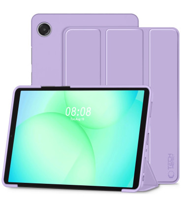 Violetinis atverčiamas dėklas Samsung Galaxy Tab A9 Plus / A11 Plus 11.0 planšetei "Tech-Protect Smartcase"