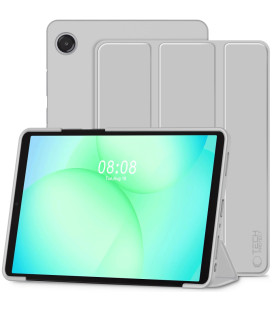 Pilkas atverčiamas dėklas Samsung Galaxy Tab A9 Plus / A11 Plus 11.0 planšetei "Tech-Protect Smartcase"