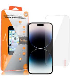 Apsauginis grūdintas stiklas Apple iPhone 16 Pro / 17 / 17 Pro / 18 Pro telefonui "Orange Premium TG"