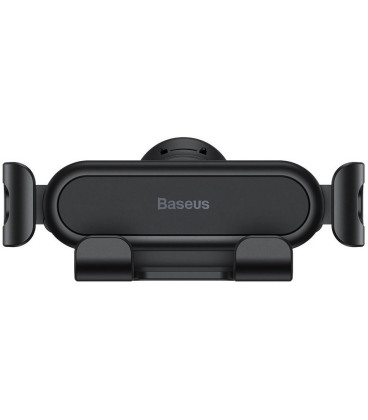 Juodas automobilinis laikiklis į groteles "Baseus Gravity Air Vent"