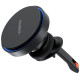 Juodas automobilinis telefono laikiklis su 15W belaidžio krovimo funkcija "Choetech T205-F"