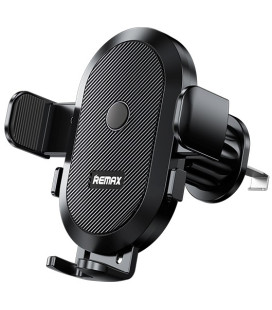 Juodas automobilinis laikiklis į groteles "Remax RM-C02"