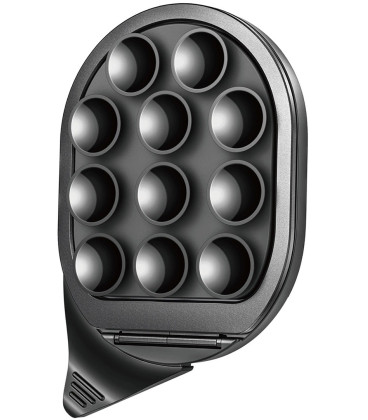 Juodas magnetinis laikiklis su siurbtukais "Joyroom JR-ZS418"