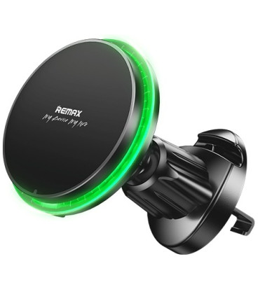Juodas automobilinis laikiklis į groteles "Remax RM-C01 MagSafe"