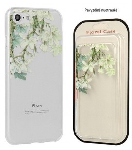 Skaidrus dėklas Samsung Galaxy A8 Plus 2018 telefonui "Floral Case Jasmine"