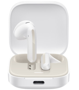 Baltos belaidės ausinės "Xiaomi Redmi Buds 6 Active"