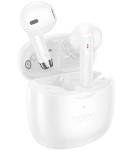 Baltos belaidės ausinės "Hoco EW201"
