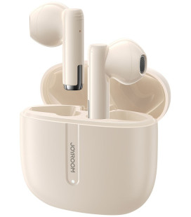 Smėlio spalvos belaidės ausinės "Joyroom TWS JR-PB3"