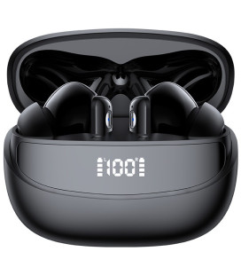 Juodos belaidės ausinės "Joyroom TWS JR-BB3"