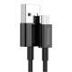 Juodas USB-A - MicroUSB 2A 100cm laidas "Baseus Superior"