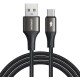 Juodas USB-A - USB-C 3A 200cm laidas "Joyroom SA25-AC3"