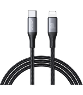 Juodas USB-C - Lightning 30W 200cm laidas "Joyroom S-A28"