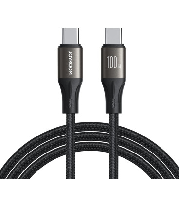 Juodas USB-C - USB-C 100W 120cm laidas "Joyroom SA25-CC5"