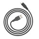 Juodas USB-A - USB-C 3A 120cm laidas "Acefast C3-04"