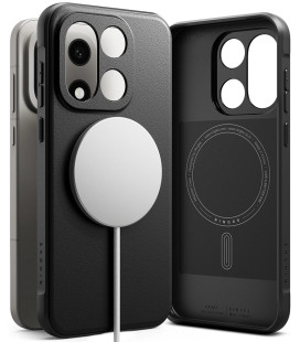 Juodas dėklas Oneplus 15 telefonui "Ringke Onyx Magnetic Magsafe"