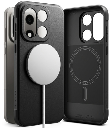 Juodas dėklas Oneplus 15 telefonui "Ringke Onyx Magnetic Magsafe"