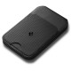 Juodas kortelių dėklas - stovas "Spigen S314-2 Slim Fold Tripod Magsafe Holder"