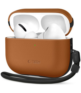 Rudas dėklas Apple Airpods Pro 3 ausinėms "Tech-Protect Naturalfit"