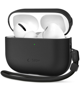Juodas dėklas Apple Airpods Pro 3 ausinėms "Tech-Protect Naturalfit"