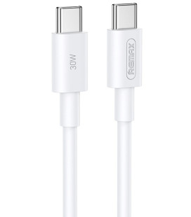 Baltas USB-C - USB-C 30W 200cm laidas "Remax RC-C021"