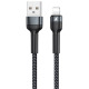 Juodas USB-A - Lightning 2.4A 100cm laidas "Remax RC-124i"