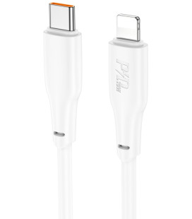 Baltas USB-C - Lightning PD20W 200cm laidas "Hoco X93"