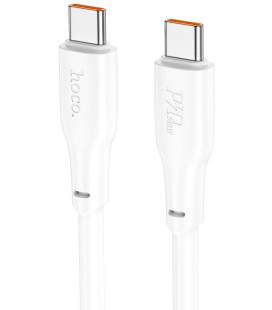 Baltas USB-C - USB-C 60W 200cm laidas "Hoco X93"