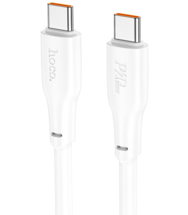 Baltas USB-C - USB-C 60W 200cm laidas "Hoco X93"