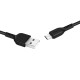 Juodas USB-A - MicroUSB 2.0A 200cm laidas "Hoco X20"