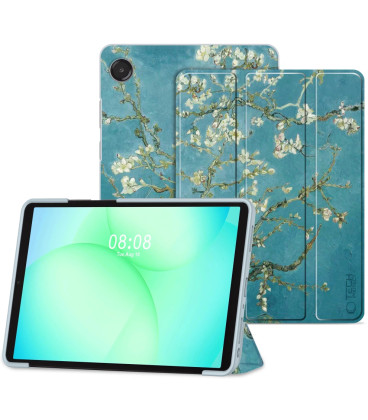 Atverčiamas dėklas Samsung Galaxy Tab A9 Plus / A11 Plus 11.0 planšetei "Tech-Protect Smartcase Sakura"