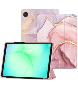 Atverčiamas dėklas Samsung Galaxy Tab A9 Plus / A11 Plus 11.0 planšetei "Tech-Protect Smartcase Marble"