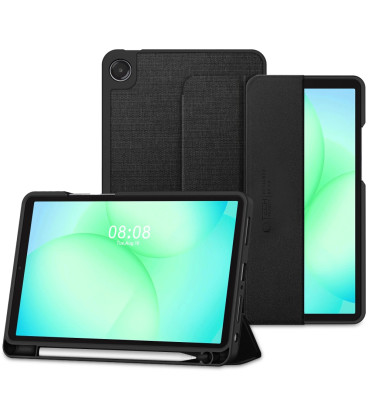 Juodas atverčiamas dėklas Samsung Galaxy Tab A9 Plus / A11 Plus 11.0 planšetei "Tech-Protect SC Canvas"