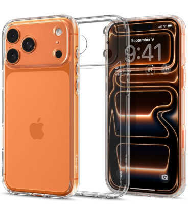Skaidrus dėklas Apple iPhone 17 Pro Max telefonui "Spigen Ultra Hybrid"