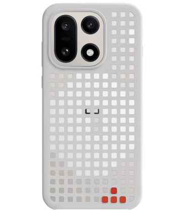 Pilkas dėklas Oneplus 15 telefonui "Hole-Pattern Magnetic Cover"