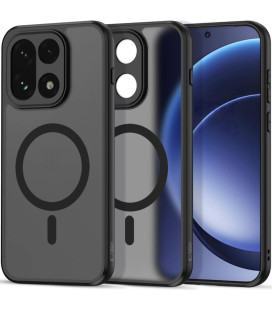 Matinis juodas dėklas Oneplus 15 telefonui "Tech-Protect Magmat Magsafe"