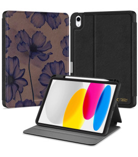 Atverčiamas dėklas Apple iPad 10.9” 10 / 2022 / 11” 11 / 2025 planšetei "Tech-Protect Lamano Velvet Night"
