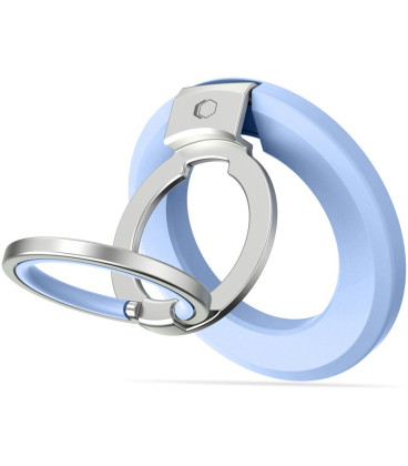 Mėlynas žiedas - stovas telefonui su laikikliu pirštui "Tech-Protect MMR500 Magnetic Magsafe"