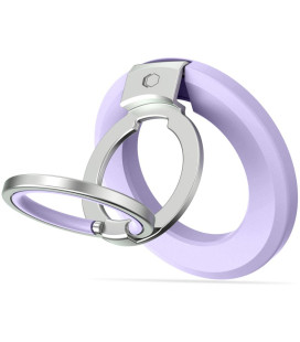 Purpurinis žiedas - stovas telefonui su laikikliu pirštui "Tech-Protect MMR500 Magnetic Magsafe"