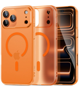 Matinis oranžinis dėklas Apple iPhone 17 Pro telefonui "Tech-Protect MagSlim Magsafe"
