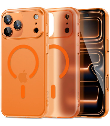 Matinis oranžinis dėklas Apple iPhone 17 Pro Max telefonui "Tech-Protect MagSlim Magsafe"