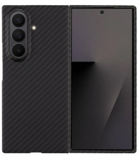 Juodas dėklas Samsung Galaxy Z Fold 7 telefonui "Tactical MagForce Aramid Cover"