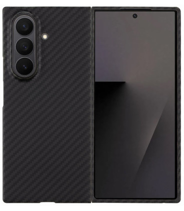 Juodas dėklas Samsung Galaxy Z Fold 7 telefonui "Tactical MagForce Aramid Cover"